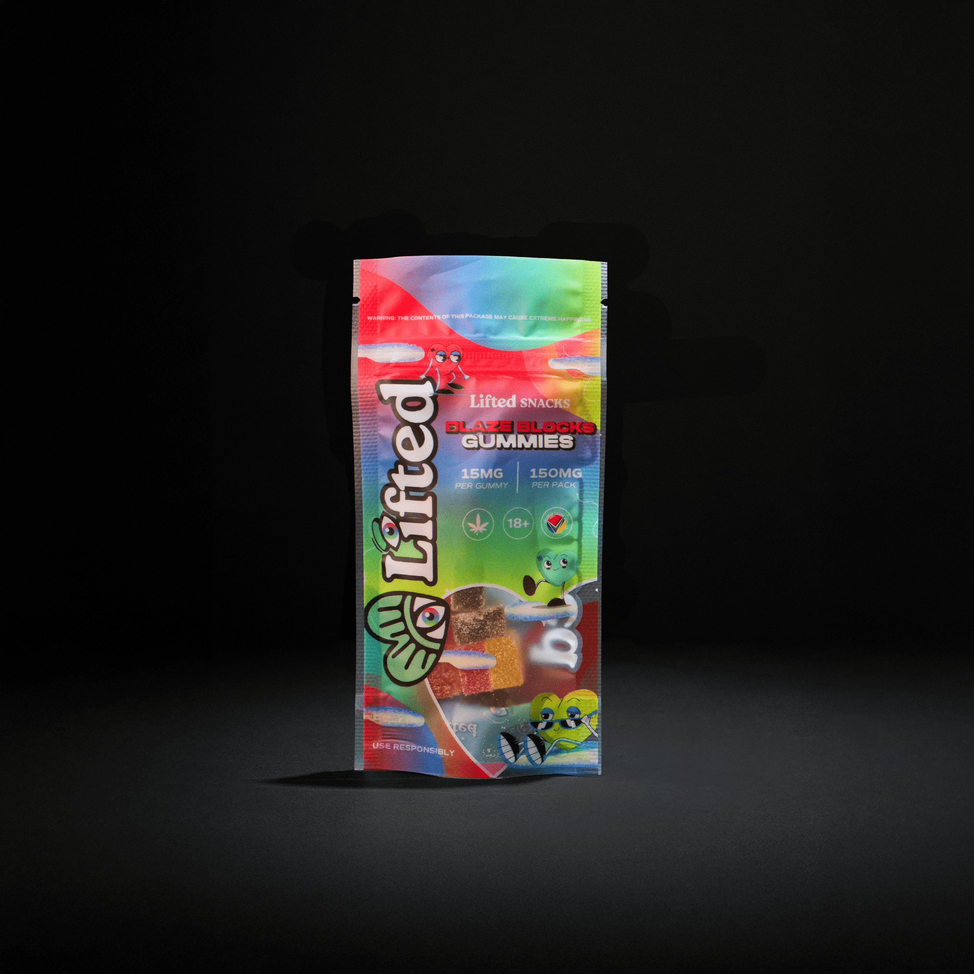 Lifted Blaze Block Gummies - 150MG Per Pack