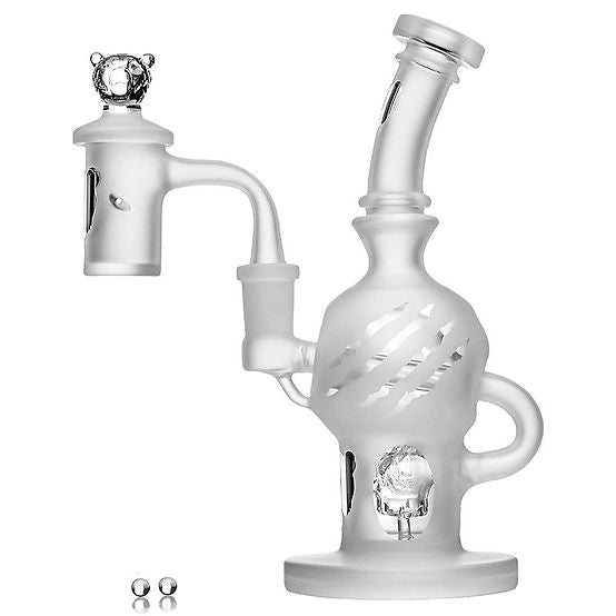 Sandblasted Glass Rig - BearQuartz